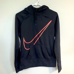 ON SALE 30% OFF Nike Therma-Fit Black and Orange Pullover Sweatshirt